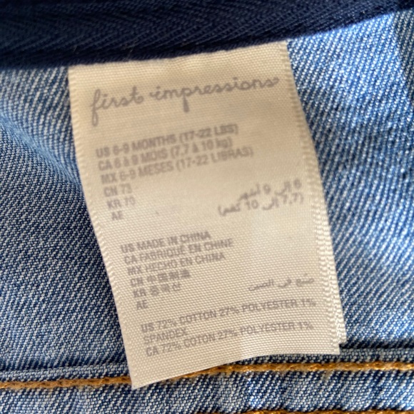 Denim blue jacket - Picture 3 of 4